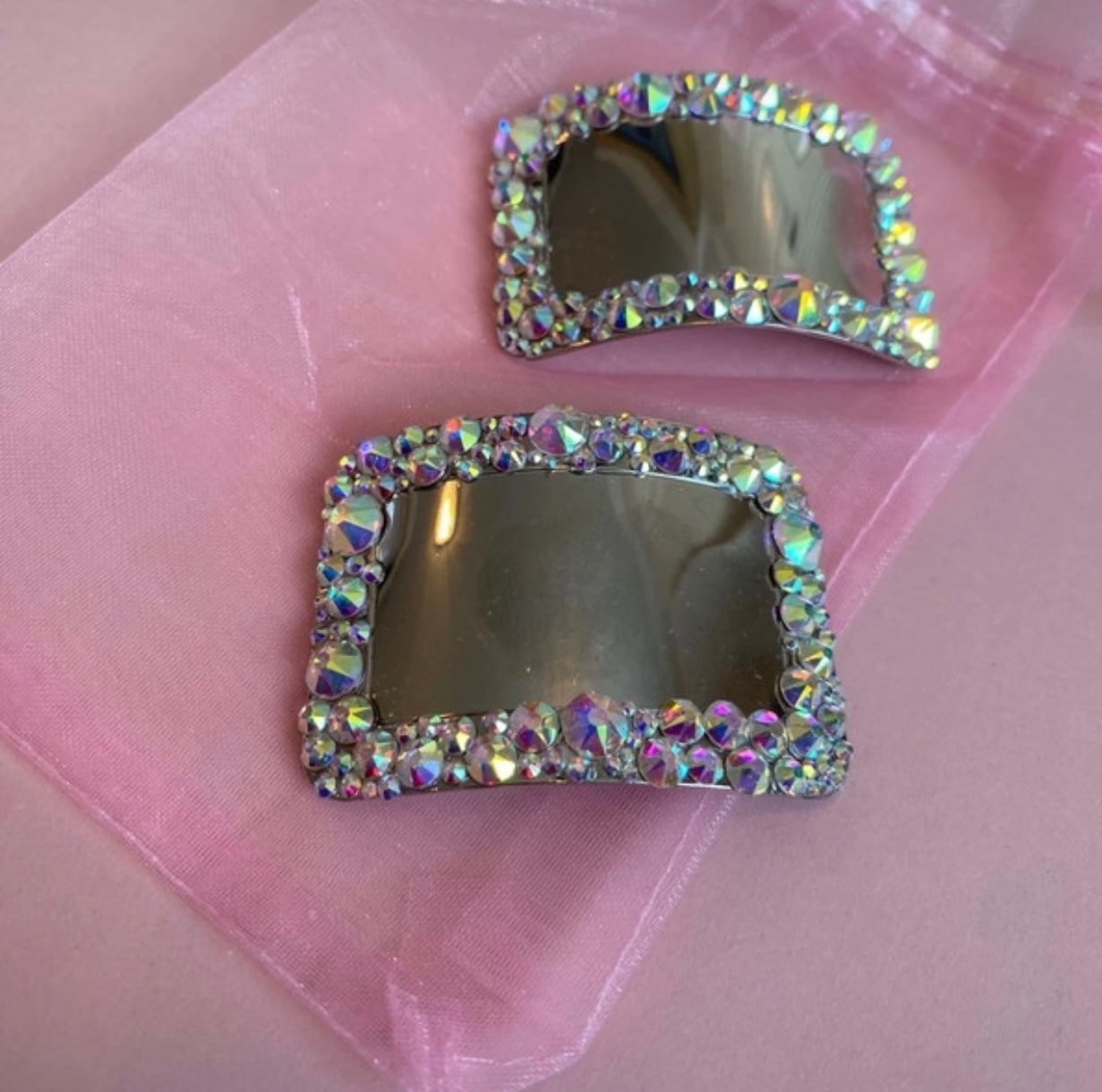 AB half Crystal Buckles